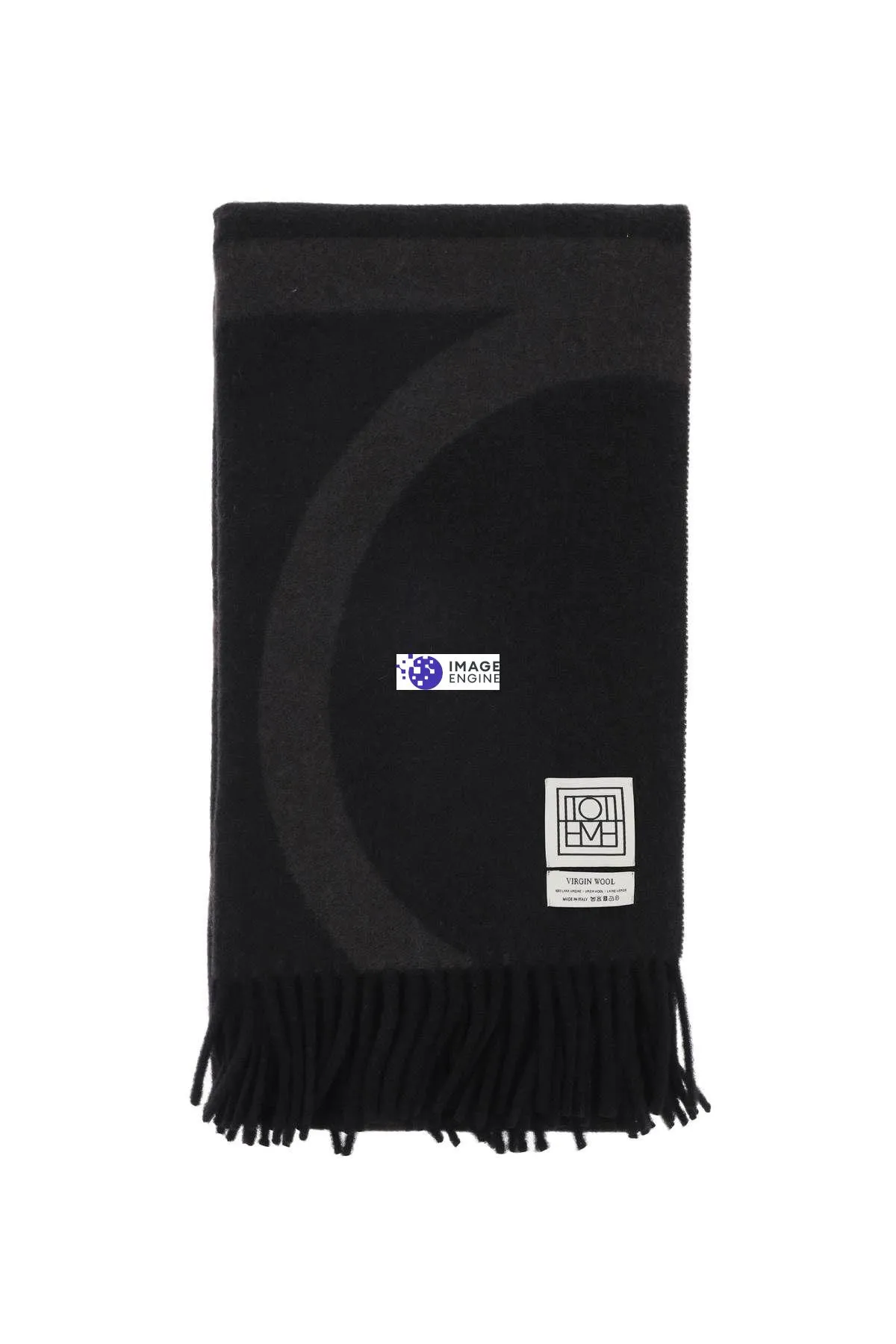 Sciarpa monogram in lana jacquard