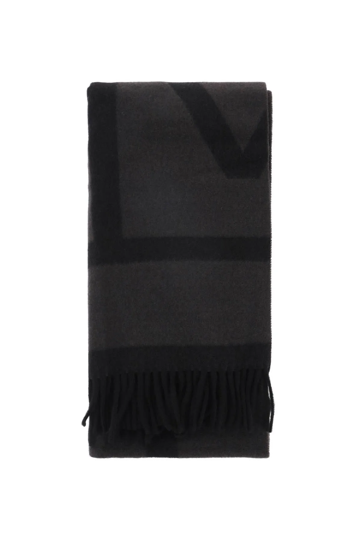 Sciarpa monogram in lana jacquard