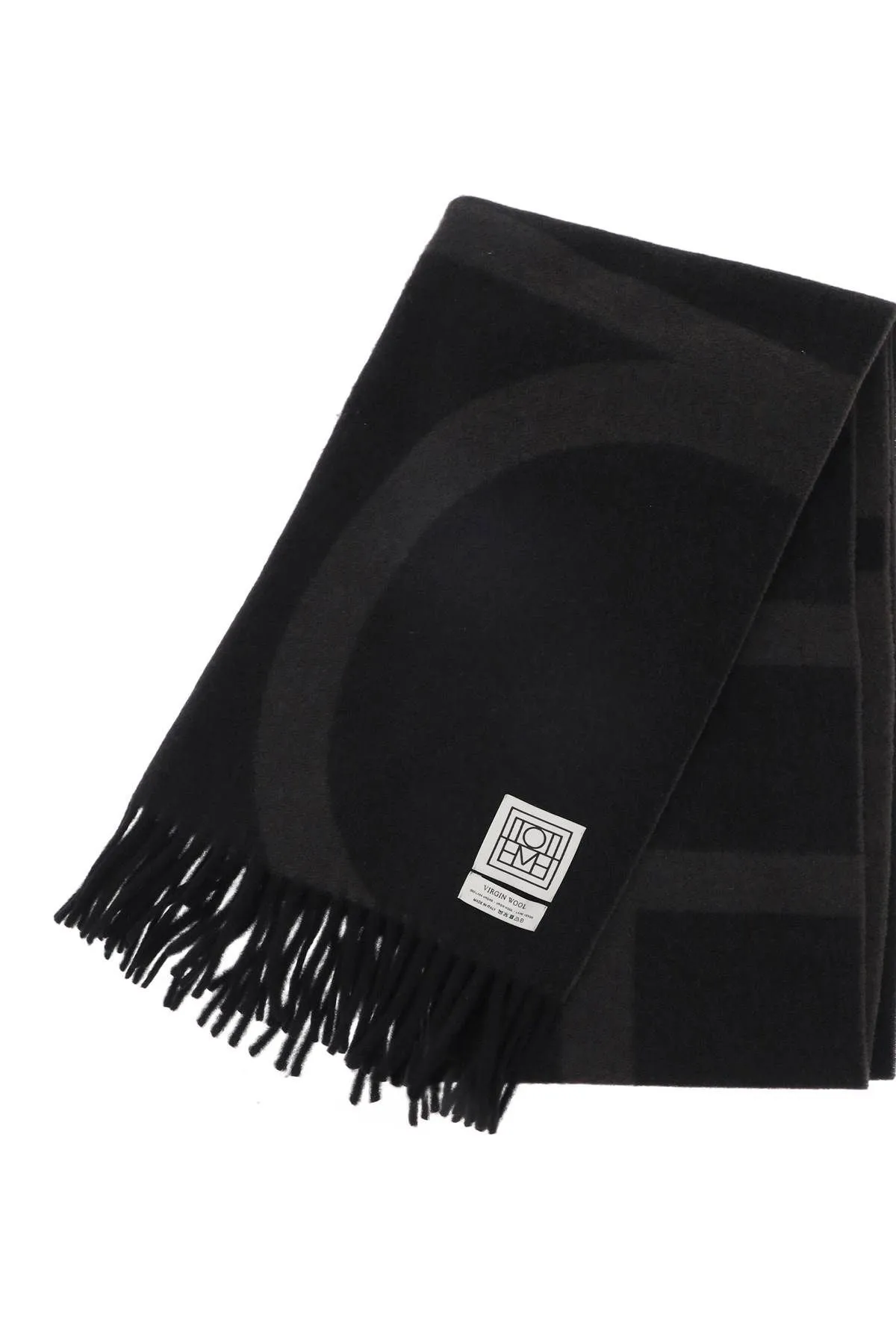 Sciarpa monogram in lana jacquard