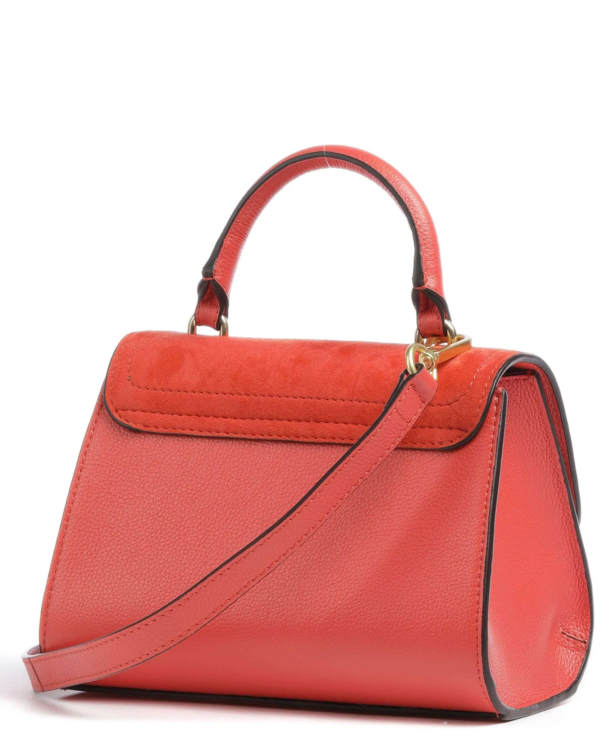  See by Chloé Joan Borsa a mano pelle di vacchetta finemente grana, pelle bovina ruvida arancio  