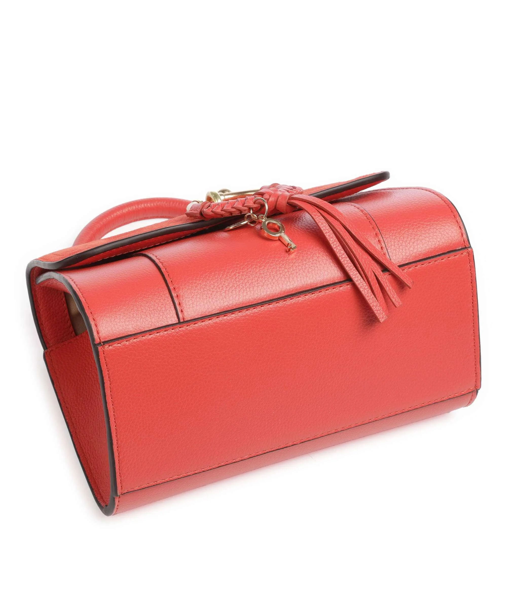  See by Chloé Joan Borsa a mano pelle di vacchetta finemente grana, pelle bovina ruvida arancio  