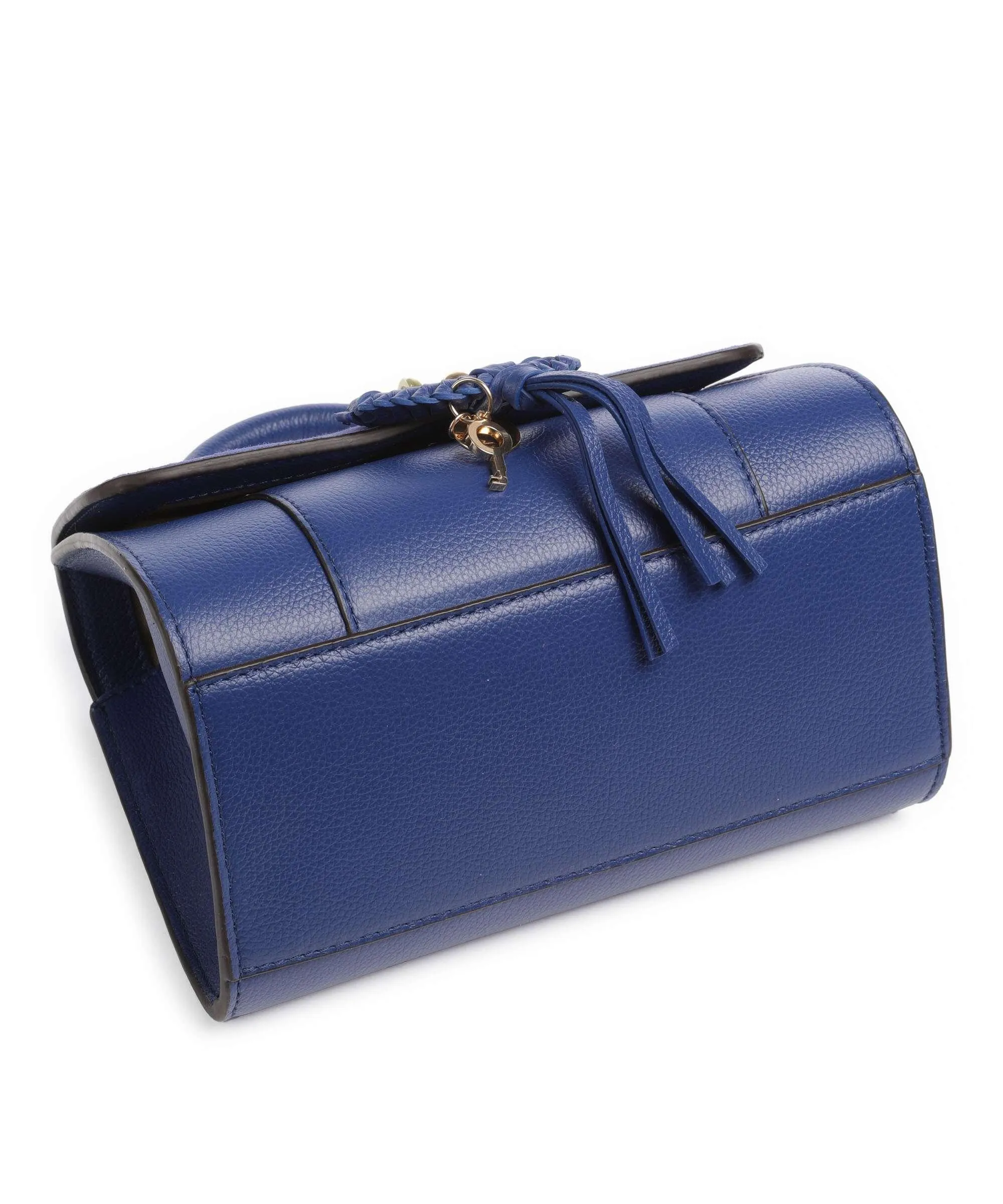  See by Chloé Joan Borsa a mano pelle di vacchetta finemente grana, pelle bovina ruvida blu  