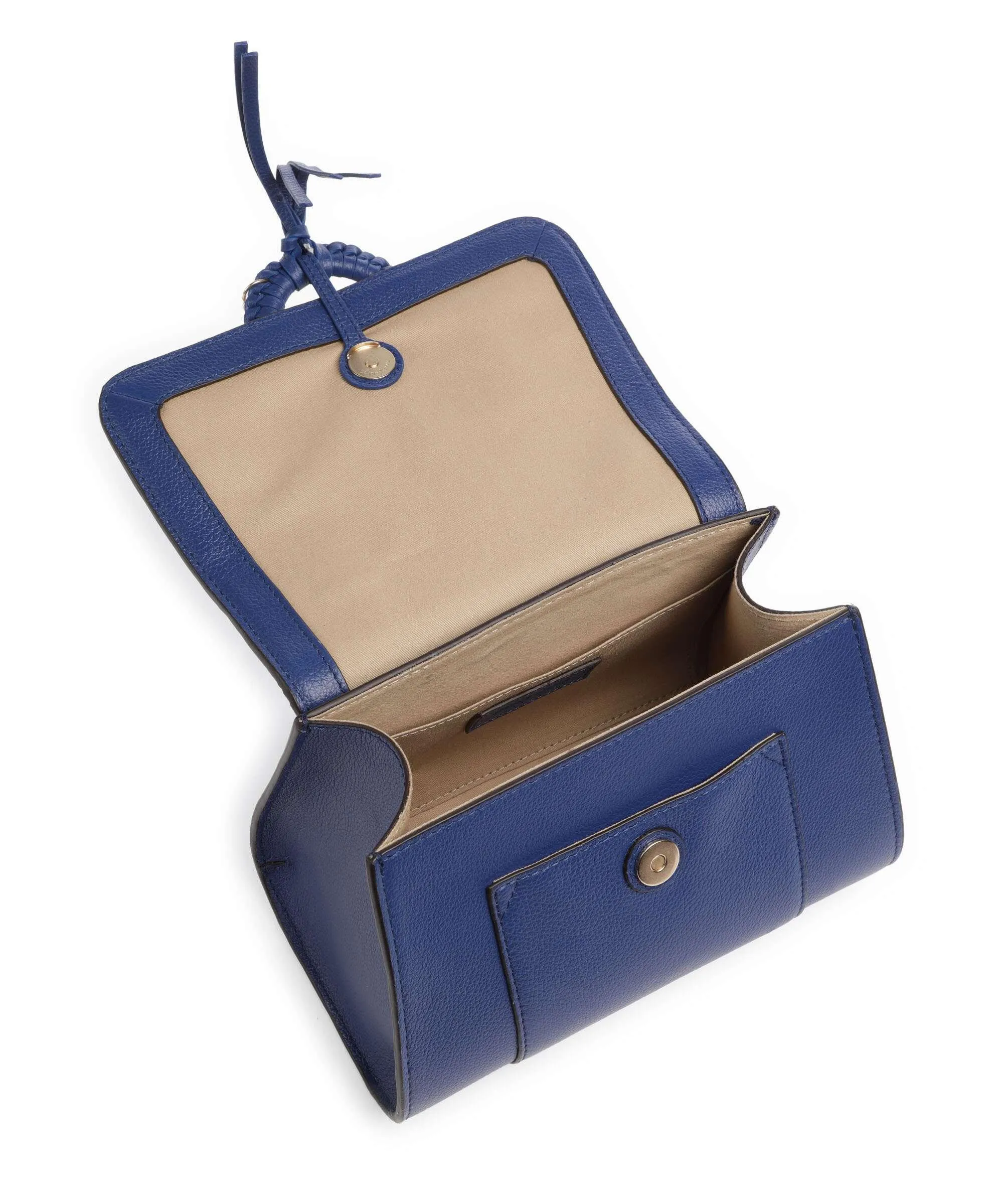  See by Chloé Joan Borsa a mano pelle di vacchetta finemente grana, pelle bovina ruvida blu  