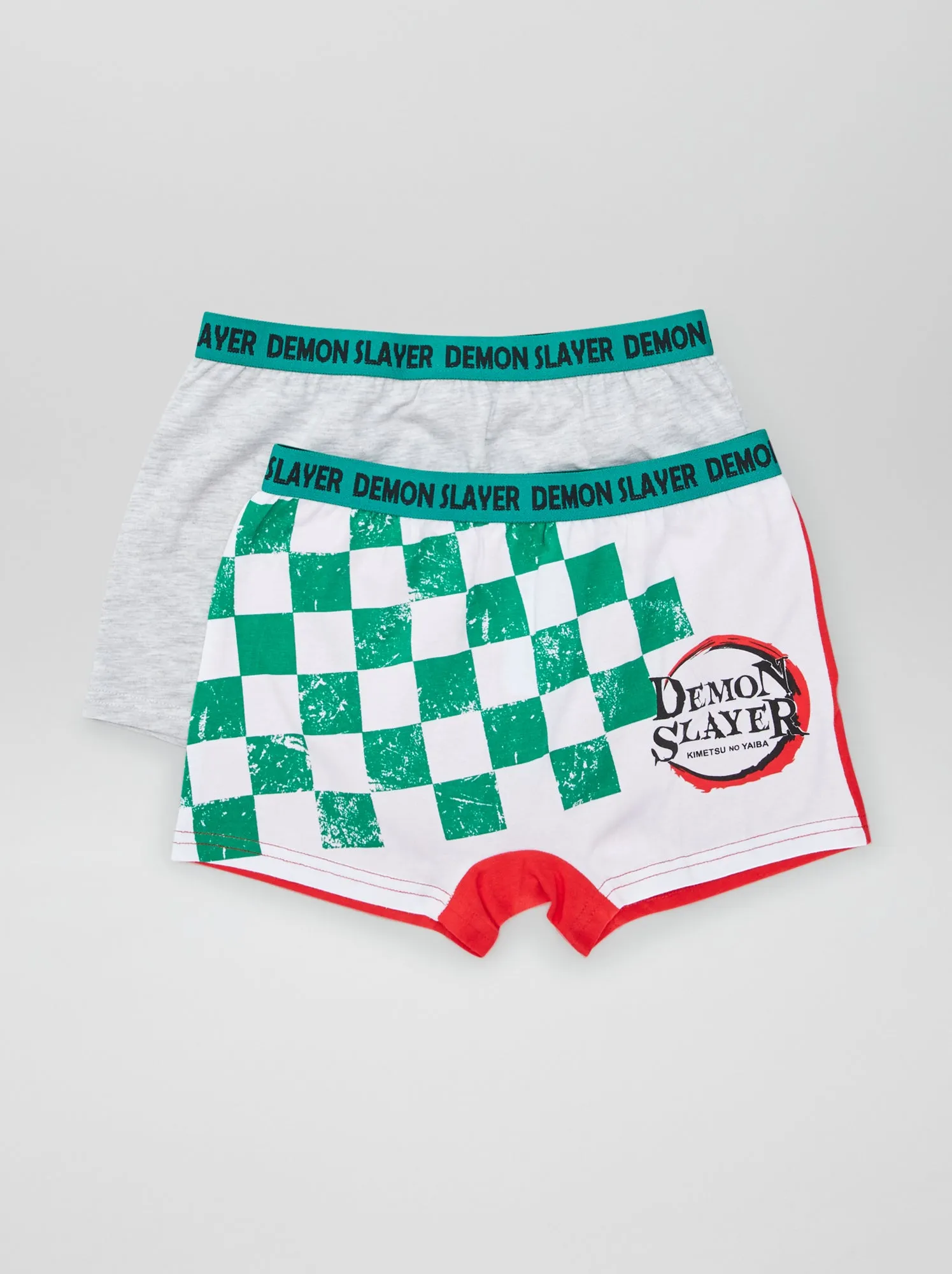 Set di 2 boxer 'Demon Slayer' - GRIGIO