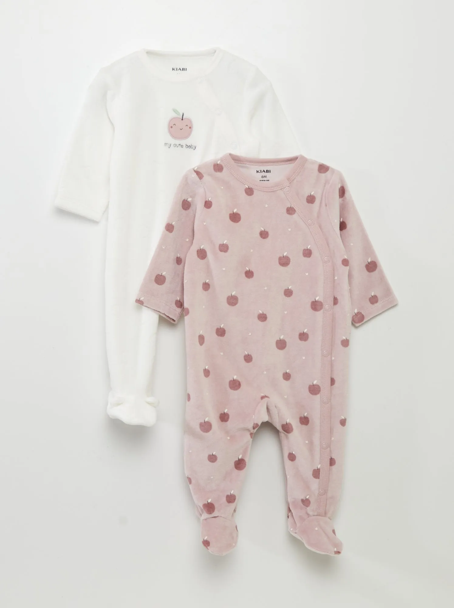 Set di 2 pigiami tutina - ROSA