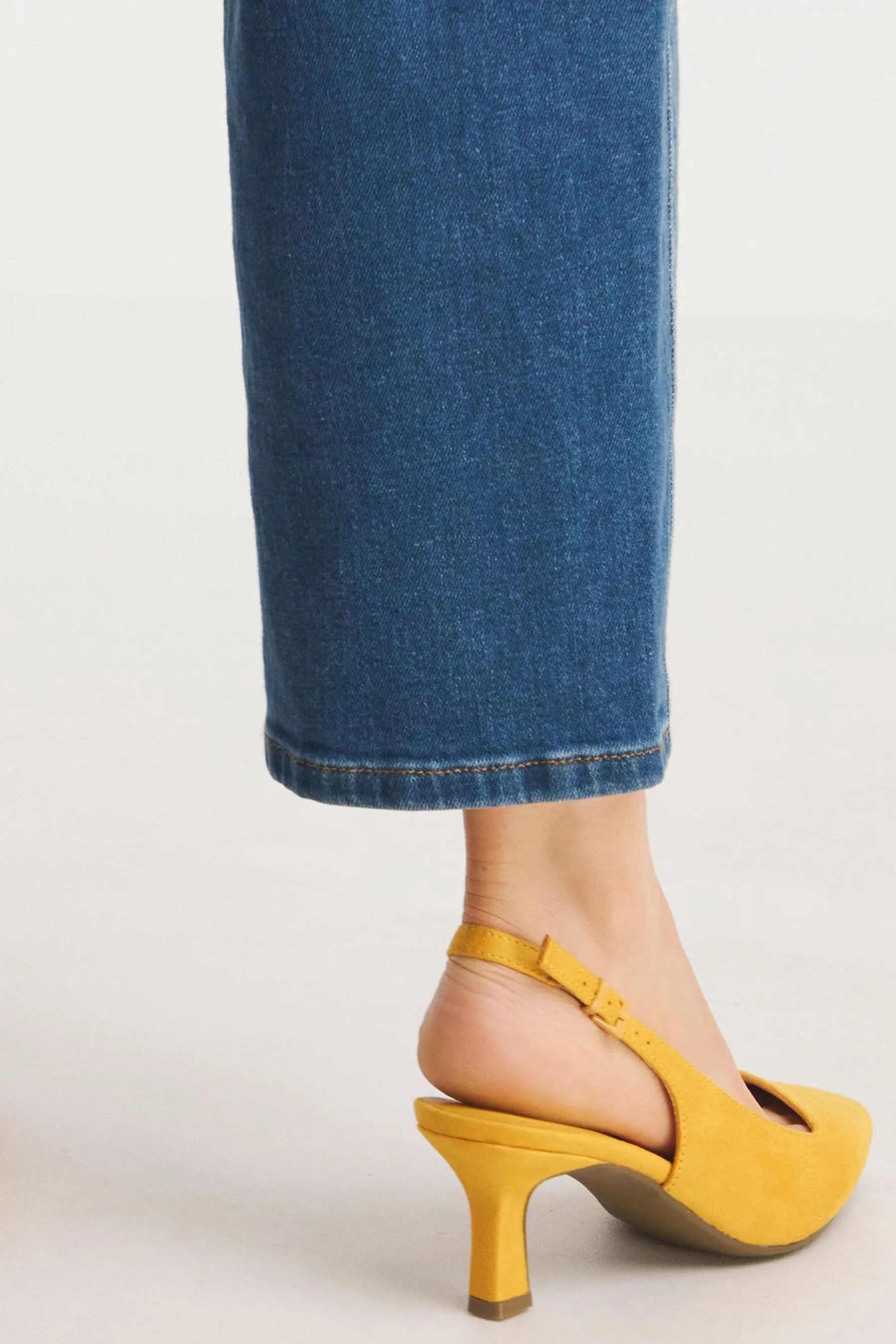 Simply Be - Scarpe flessibile con tacco a rocchetto e cinturino posteriore