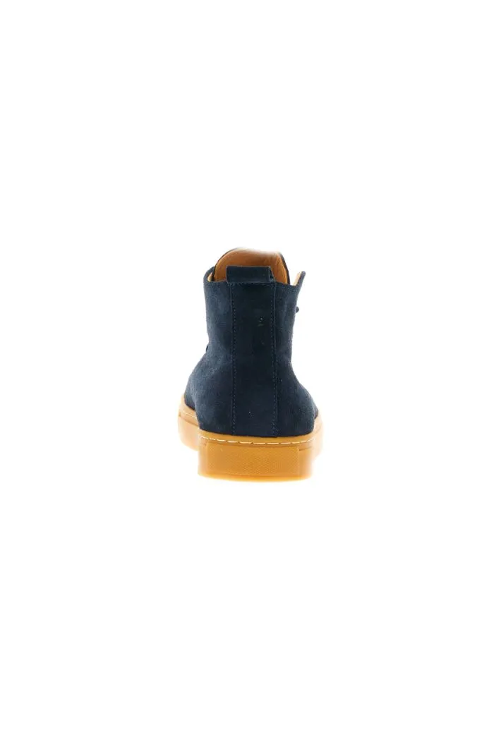 Sneakers alte in pelle scamosciata