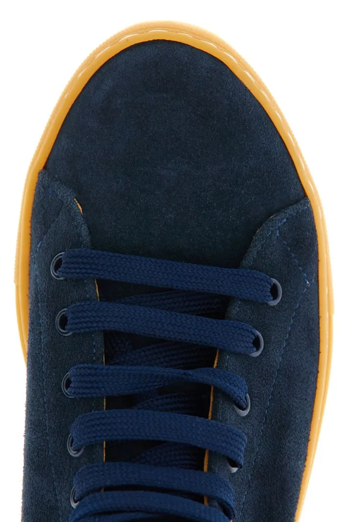 Sneakers alte in pelle scamosciata