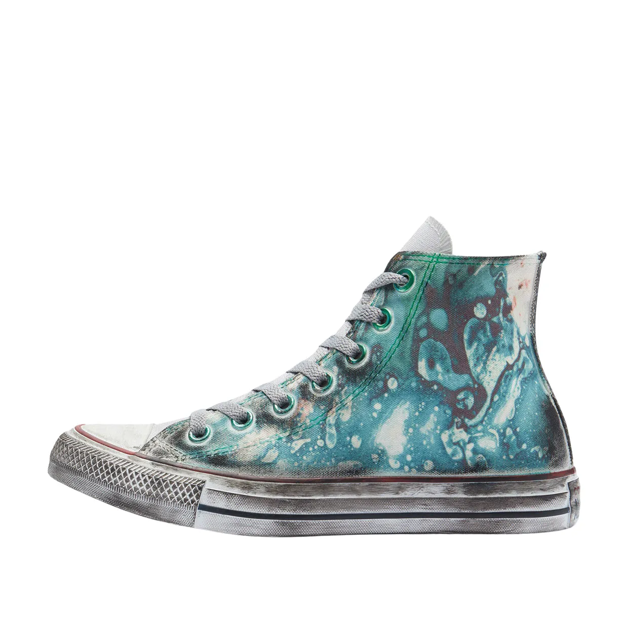 Sneakers Donna Converse Chuck Taylor All Star Tie-Dye Burnished Midsole Blu Multicolor