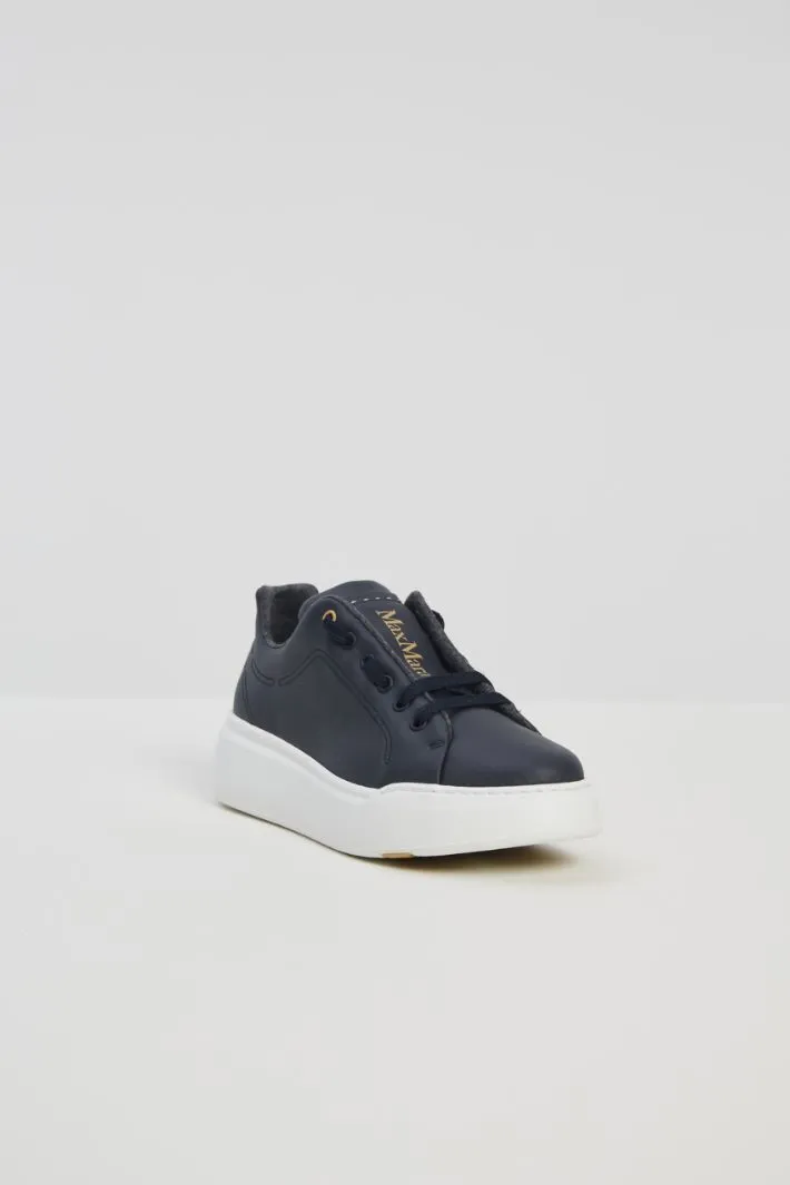 Sneakers in vera pelle