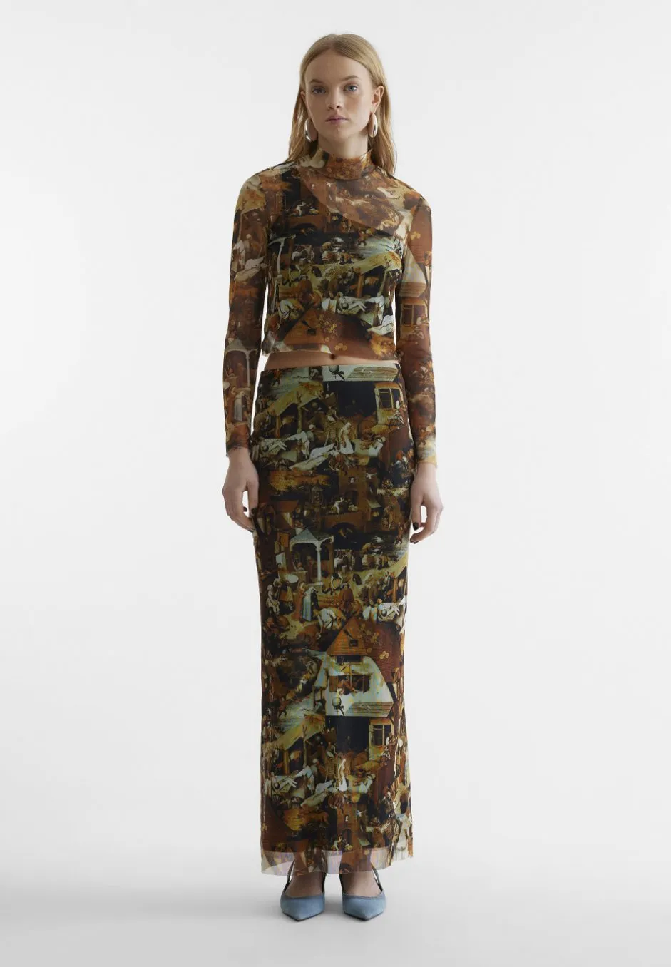 SNJACKIE SLIM CROPPED TOP - Maglietta a manica lunga