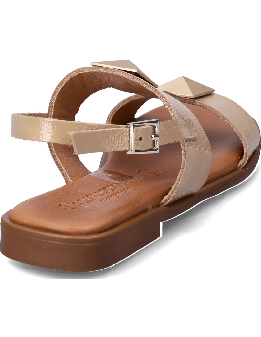 Sparwoman sandalo basso camel