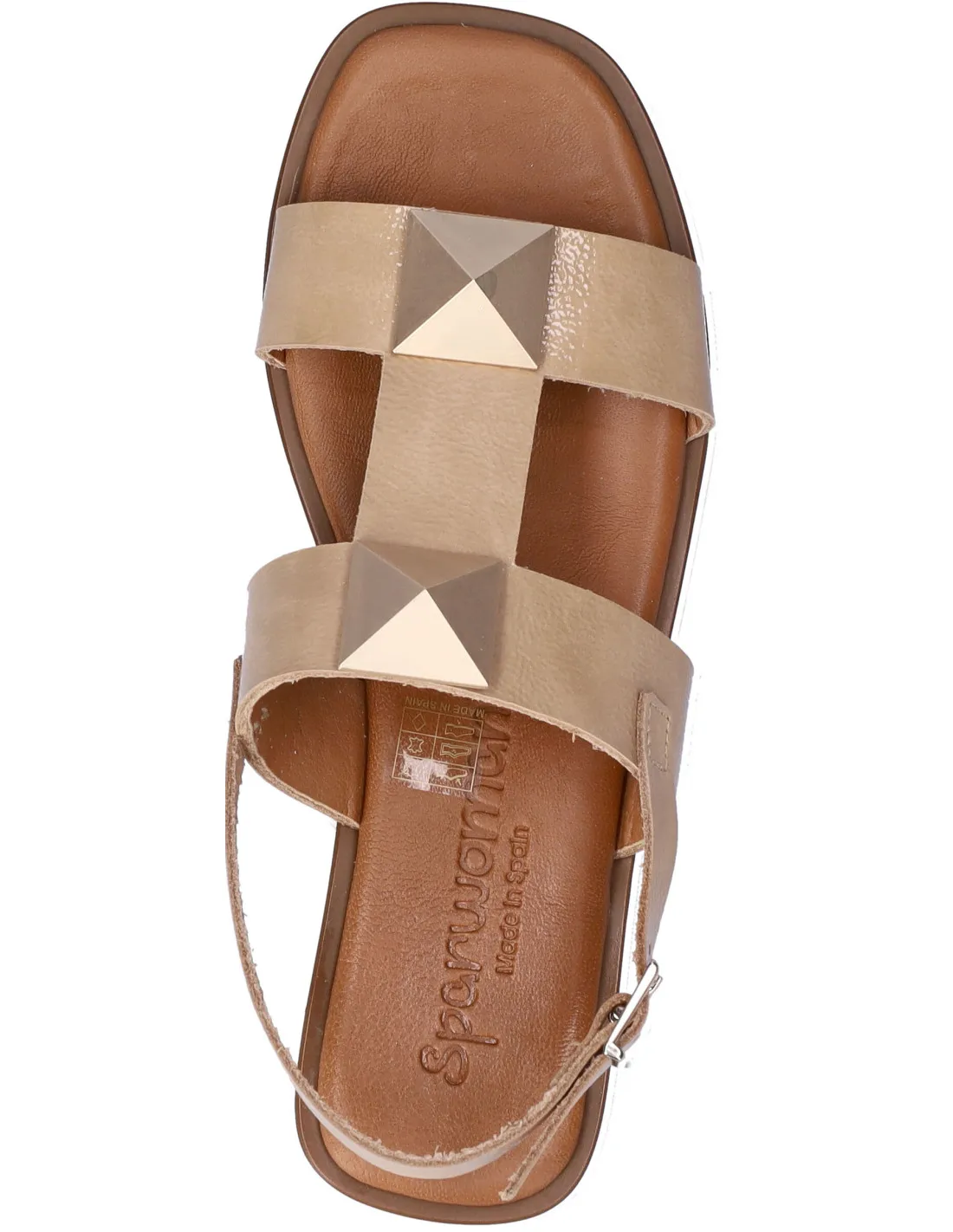 Sparwoman sandalo basso camel