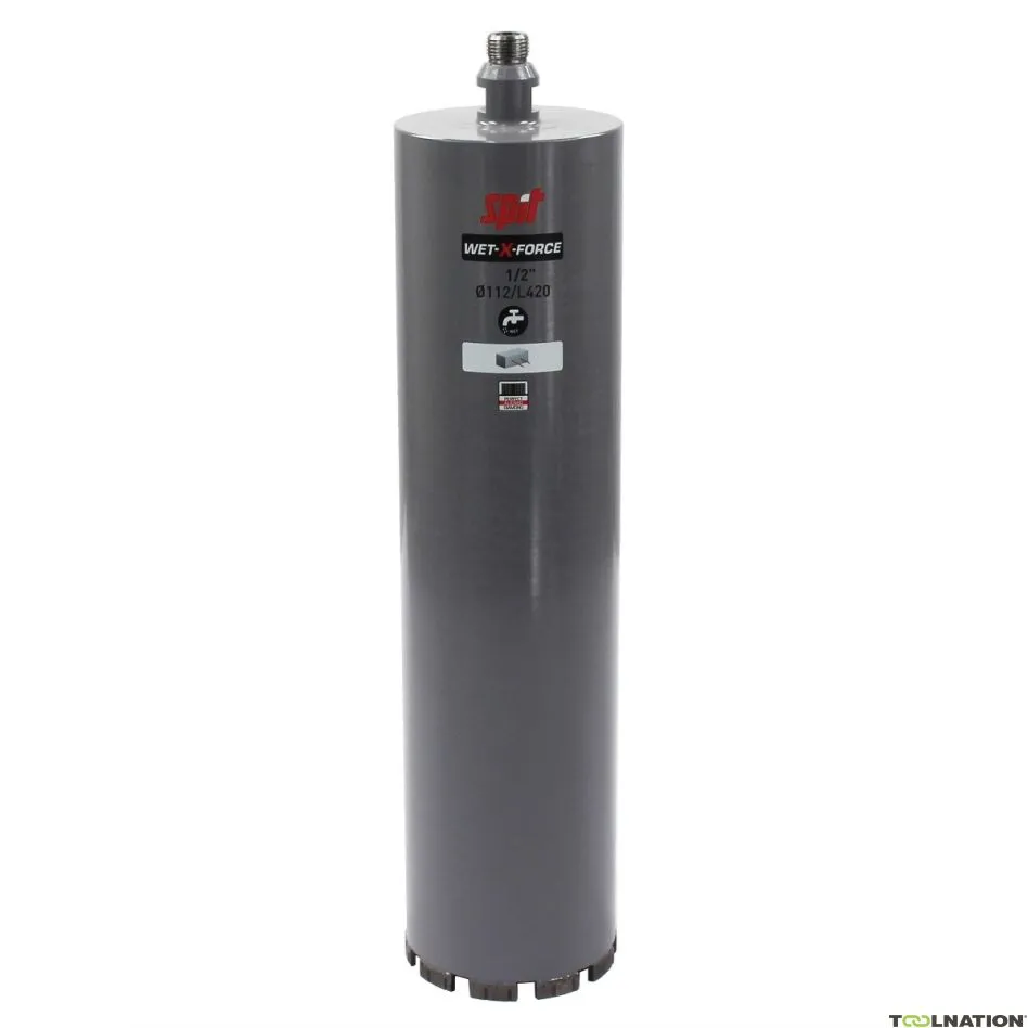 Spit Accessori 654739 WET-X-FORCE Punta diamantata Wet 1/2" D.35X420