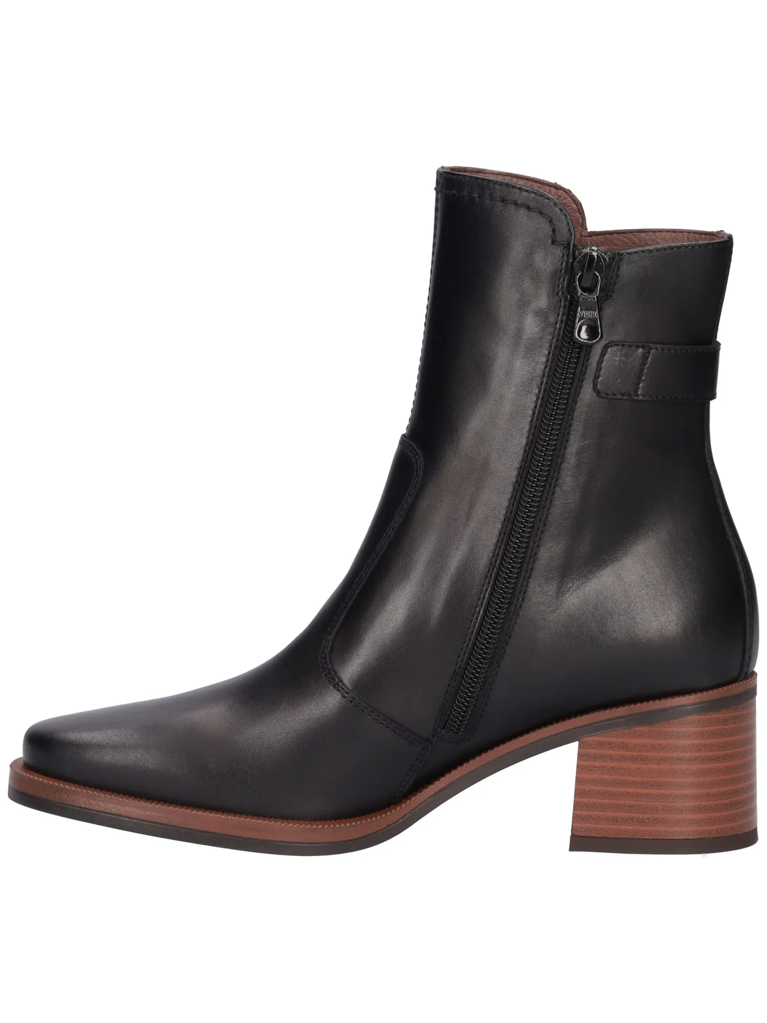 Stivaletto tacco basso Nero Giardini da donna nero