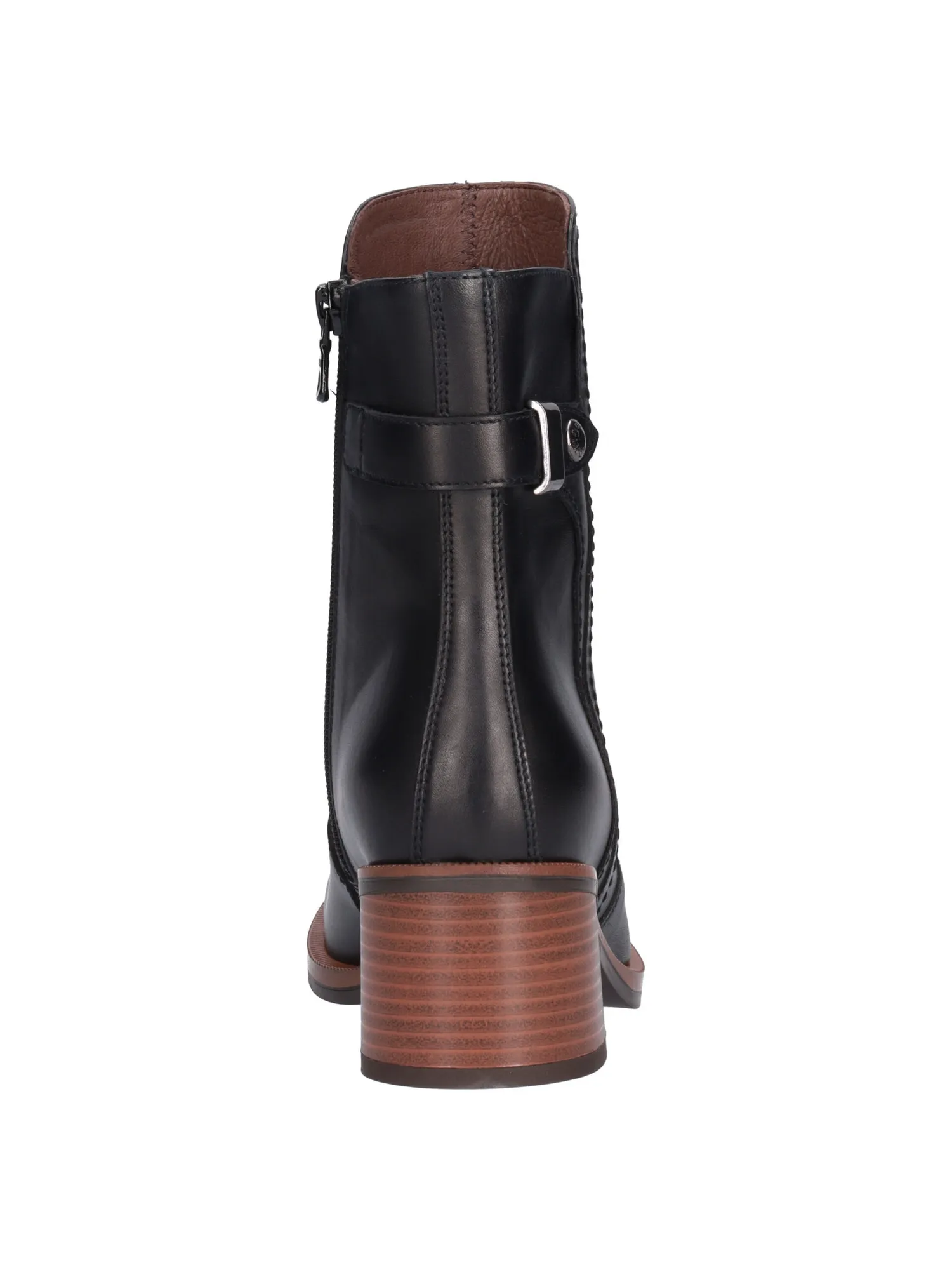 Stivaletto tacco basso Nero Giardini da donna nero