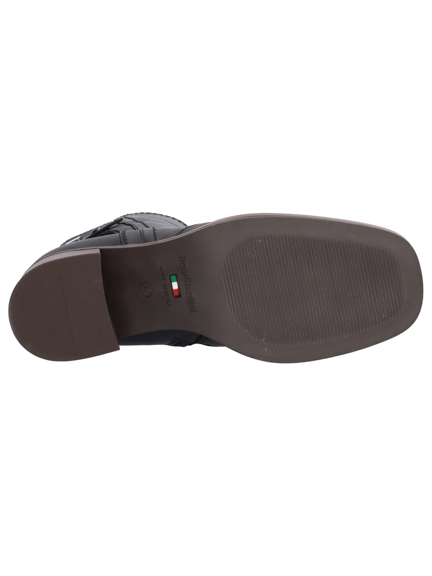 Stivaletto tacco basso Nero Giardini da donna nero