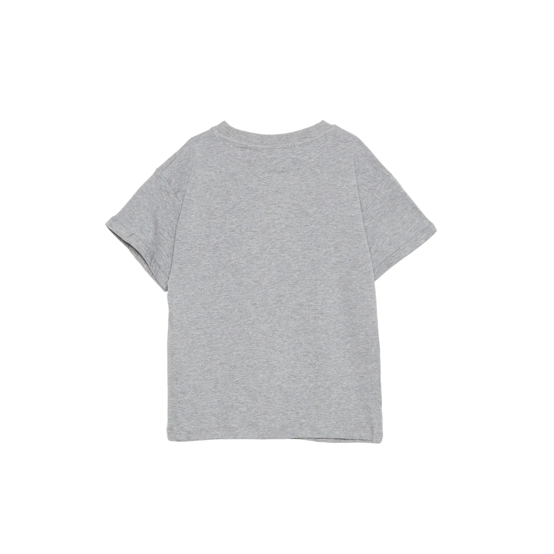 T-shirt grigia con stampa per neonati e bambini