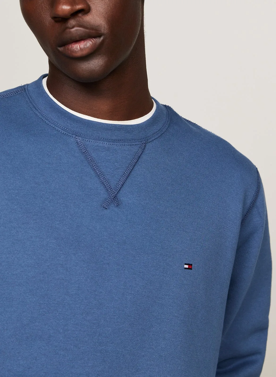  TOMMY HILFIGER   Felpa in misto cotone | Blu