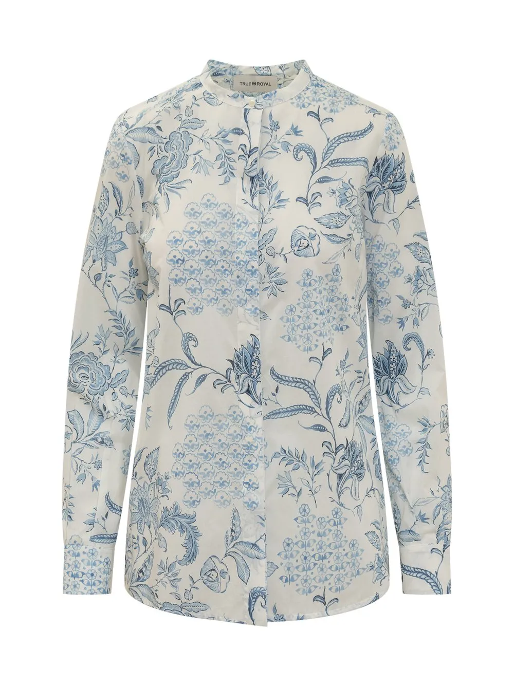 TRUE ROYAL Camicia in Cotone con Stampa Floreale 