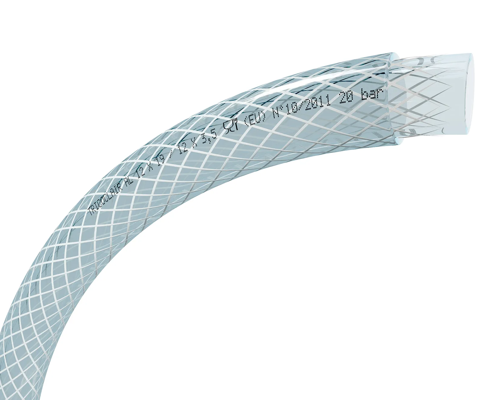 Tubo Trasparente TRICOFLEX in PVC, Ø int. 10mm, L. 50m