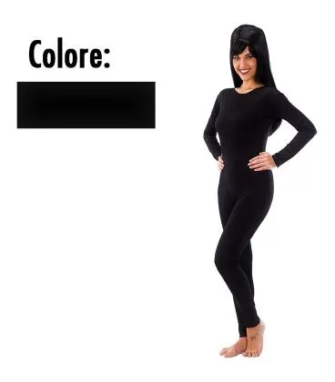Tuta nera donna in lycra tg.S