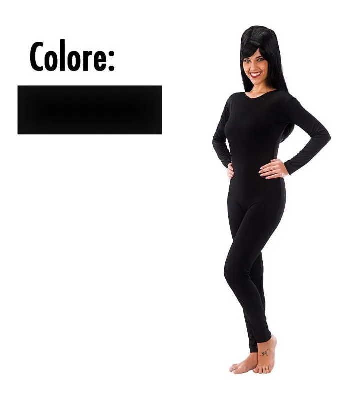 Tuta nera donna in lycra tg.S