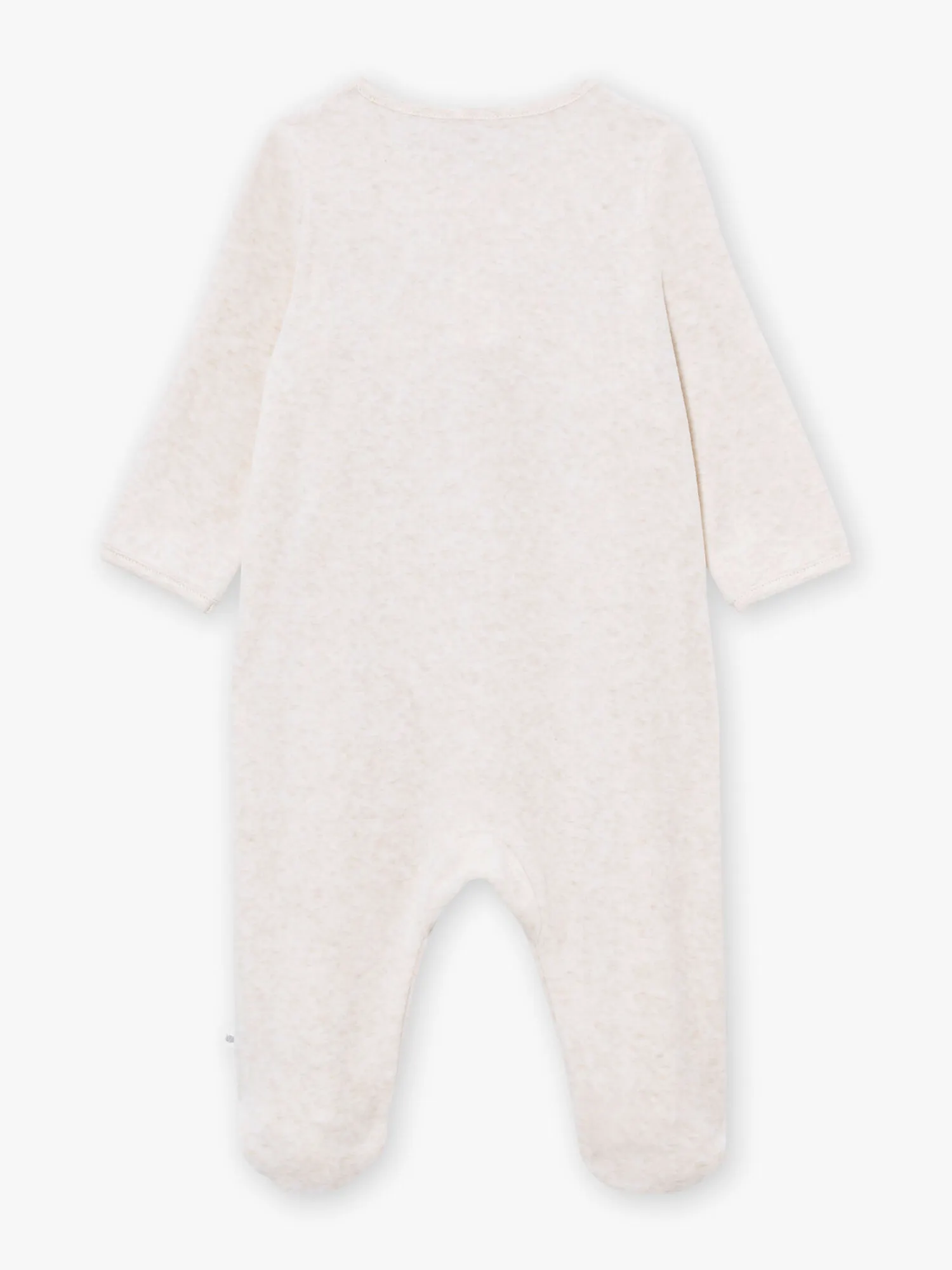 Tutina beige melange in velluto    