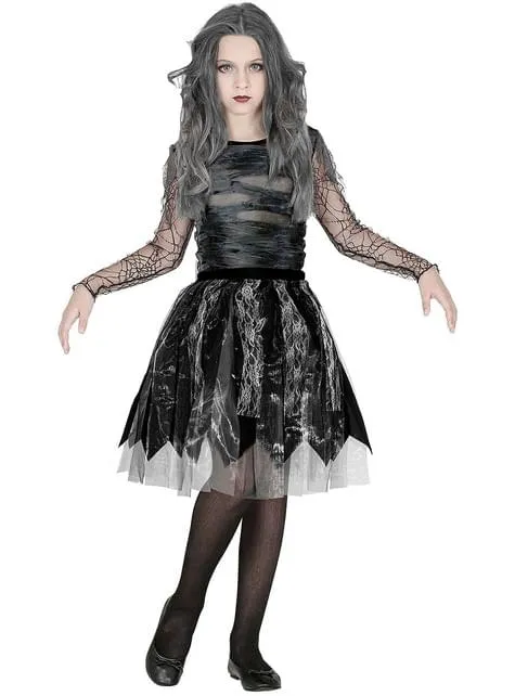 Tutù nero di Halloween per bambina