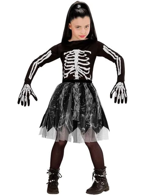Tutù nero di Halloween per bambina
