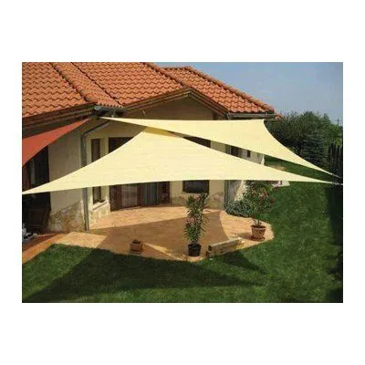 Vela quadrata ecrù 3x3m