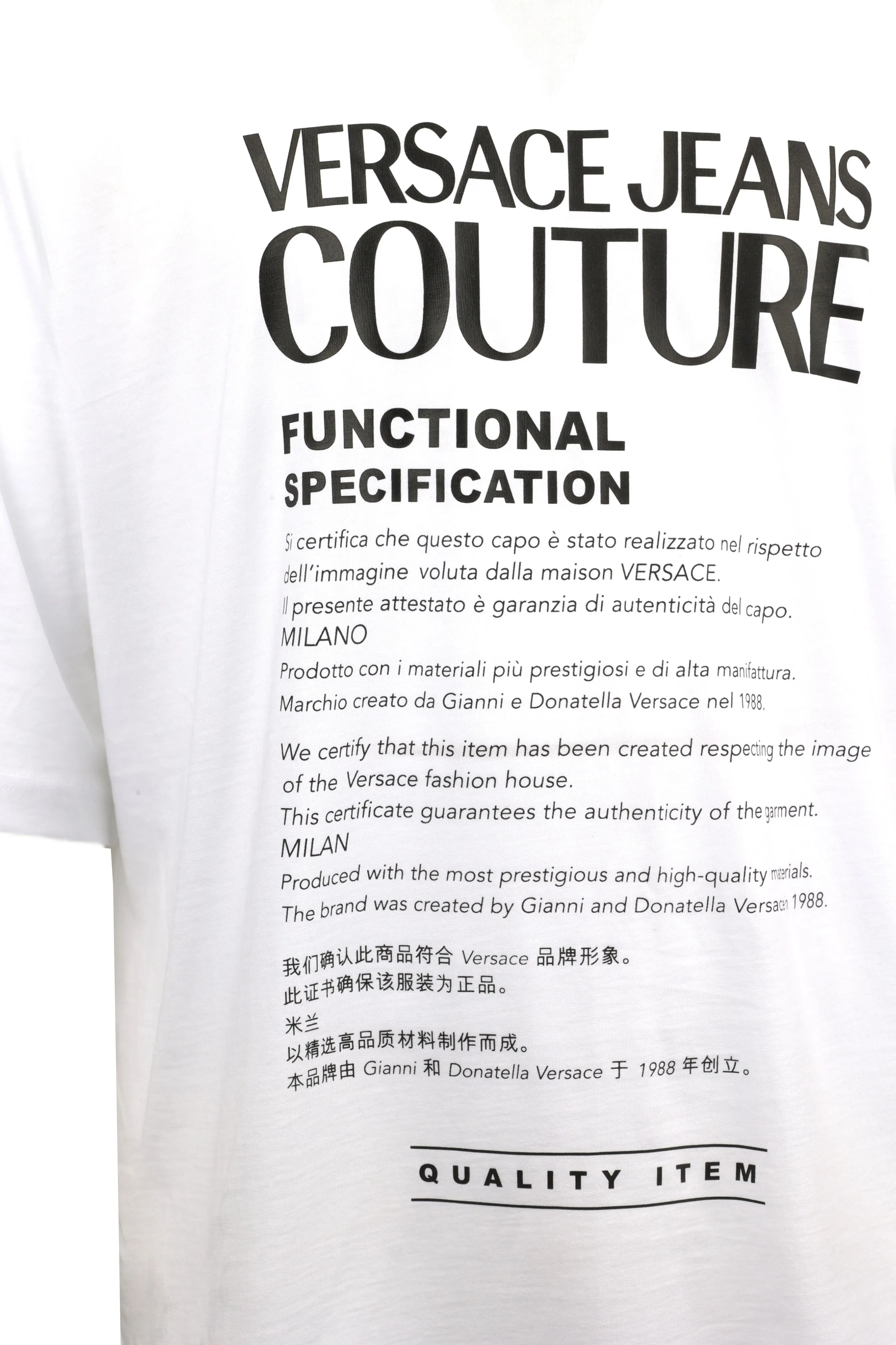 VERSACE JEANS COUTURE T-SHIRT